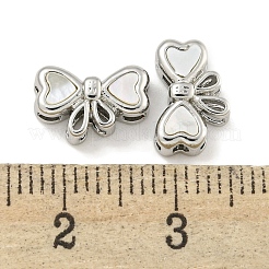 Brass Pave Shell Bowknot Multi-Strand Links&nbsp;KK-Q820-18P