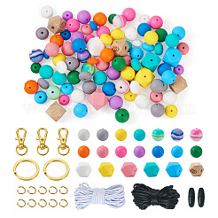 DIY Keychain Bracelet Making Kit&nbsp;DIY-TA0004-19