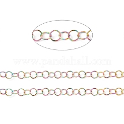 Ion Plating(IP) Rainbow Color 304 Stainless Steel Rolo Chains&nbsp;CHS-B001-03M