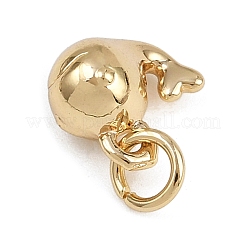Whale Brass Charms&nbsp;KK-Z123-11G