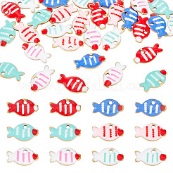 30Pcs 6 Colors Stainless Steel Charms&nbsp;STAS-TA0005-49