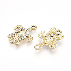 Alloy Rhinestone Connector Charms&nbsp;ALRI-T011-04