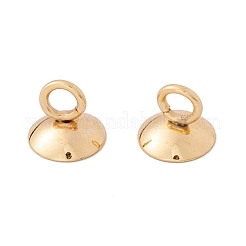 304 Stainless Steel Bead Cap Pendant Bails&nbsp;STAS-I192-01D-G