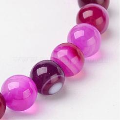 Natural Striped Agate/Banded Agate Beads&nbsp;AGAT-8D-5