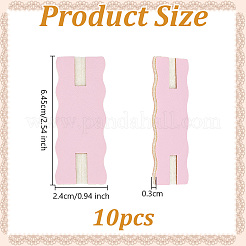 PU Imitation Leather Necklace Display Cards&nbsp;CDIS-WH0021-042C