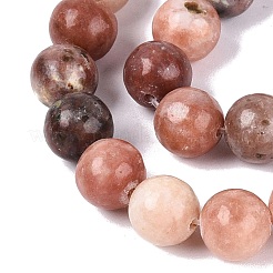 Natural Plum Blossom Jasper Beads Strands&nbsp;G-Q601-13A-02