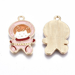 Light Gold Plated Alloy Pendants&nbsp;ENAM-T009-72B-RS