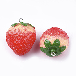 Resin Pendants&nbsp;X-RESI-T028-24