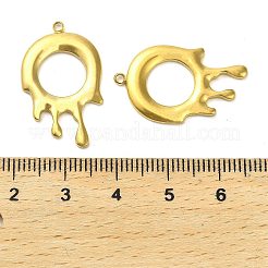 304 Stainless Steel Pendants&nbsp;STAS-D195-03G-03