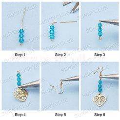 143 Pieces DIY Tree of Life Themed Earrings Making Kits&nbsp;DIY-SC0015-93