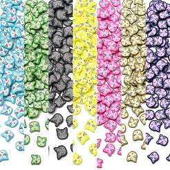105g 7 Colors Handmade Polymer Clay Cabochons&nbsp;CLAY-CJ0001-65