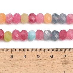 Faceted Dyed Natural White Jade Beads Strands&nbsp;GG-CBAE966-01A-I