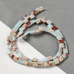 Synthetic Aqua Terra Jasper Beads Strands&nbsp;G-F762-A13-01