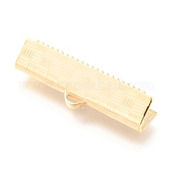 304 Stainless Steel Ribbon Crimp Ends&nbsp;STAS-H151-20G