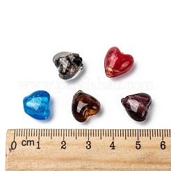 Handmade Silver Foil Glass Beads&nbsp;SLH12MMY-1