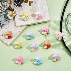12Pcs 6 Style Resin Stethoscope Pendant Decorations&nbsp;HJEW-OC00148