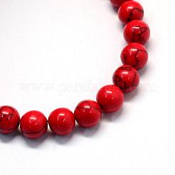 Synthetic Turquoise Gemstone Bead Strands&nbsp;TURQ-S280-6mm-06