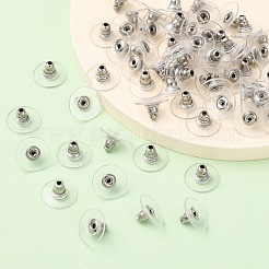 304 Stainless Steel Bullet Clutch Earring Backs&nbsp;STAS-Q189-02