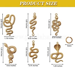 26Pcs 7 Style Rack Plating Alloy Big Pendants&nbsp;FIND-SZ0001-09