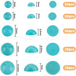5 Style Acrylic Cabochons&nbsp;SACR-FH0001-09