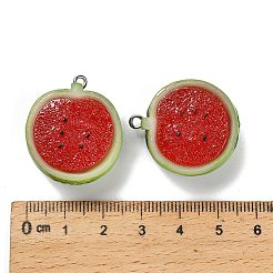 Opaque Resin Pendants&nbsp;RESI-Z042-01P-04