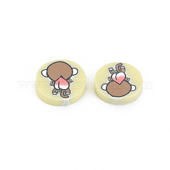 Handmade Polymer Clay Cabochons&nbsp;CLAY-N006-98