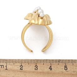 304 Stainless Steel Cuff Rings for Women&nbsp;RJEW-D302-02G-06