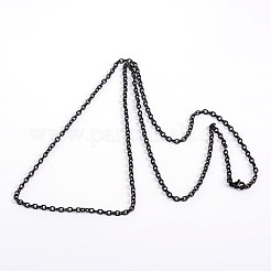 304 Stainless Steel Cable Chain Necklaces&nbsp;STAS-F016-22B