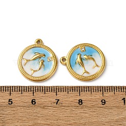 304 Stainless Steel Rhinestone Pendants&nbsp;STAS-L299-16G-03