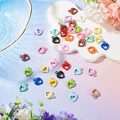 50Pcs Baking Paint Acrylic Pendants&nbsp;OACR-TA0004-83D