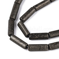 Natural Pyrite Beads Strands&nbsp;G-T141-76
