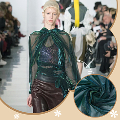 Polyester Mesh Fabrics&nbsp;DIY-WH0581-91C