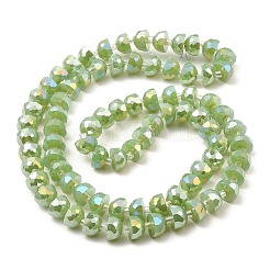 AB Color Plate Glass Beads Strands&nbsp;EGLA-P051-02A-A