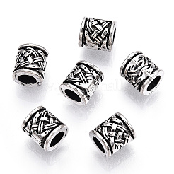 Tibetan Style Alloy European Beads&nbsp;TIBEB-TAC0002-02AS