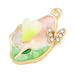 Alloy with Enamel Pendants&nbsp;RB-CBA01F2-02G-C