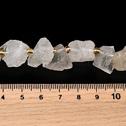 Raw Rough Natural Quartz Crystal Beads Strands&nbsp;G-Z087-A12