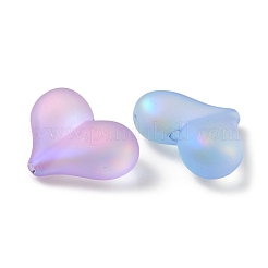 Transparent Spray Painted Acrylic Beads&nbsp;MACR-M026-02
