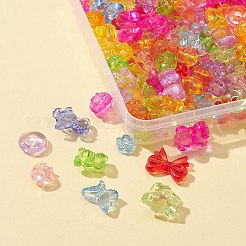 150G 10 Style Transparent Acrylic Beads&nbsp;TACR-FS0001-31