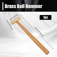Brass Ball Hammer&nbsp;TOOL-WH0202-06G