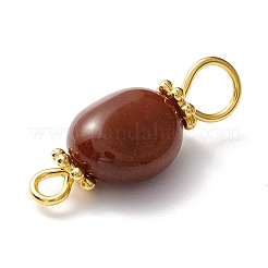 Natural Jade Links Connectors&nbsp;PALLOY-JF01091-08