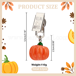 12Pcs Resin Imitation Fruit Tablecloth Weights&nbsp;HJEW-AR00006