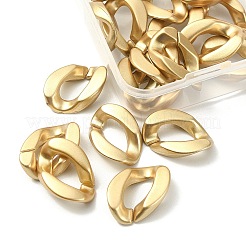 20Pcs Opaque Spray Painted Acrylic Linking Rings&nbsp;OACR-YW0001-53A