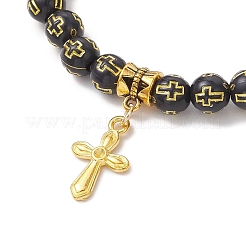 2Pcs 2 Colors 
Alloy Charm Bracelets&nbsp;BJEW-JB12081