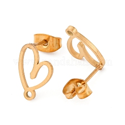 304 Stainless Steel Stud Earring Findings&nbsp;STAS-D371-05G