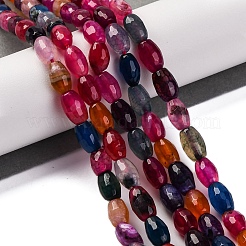 Natural Dragon Veins Agate Beads Strands&nbsp;G-G177-A03-02