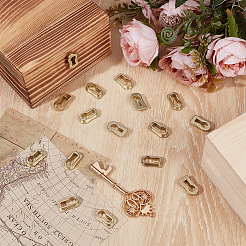 16Pcs Vintage Zinc Alloy Key Signs&nbsp;FIND-BC0019-25G