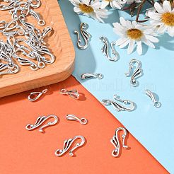 Tibetan Style Alloy Hook and Eye Clasps&nbsp;X-LF1157Y-NF