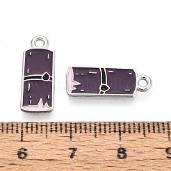 Fruit Alloy Enamel Charms&nbsp;PALLOY-S058-01P-12