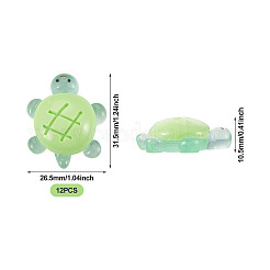12Pcs Luminous Resin Cabochons&nbsp;RESI-TA0004-55A