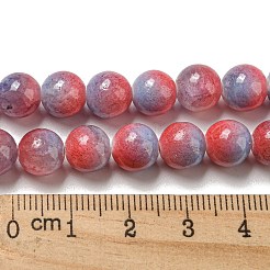 Dyed Natural White Jade Beads Strands&nbsp;G-F764-02D